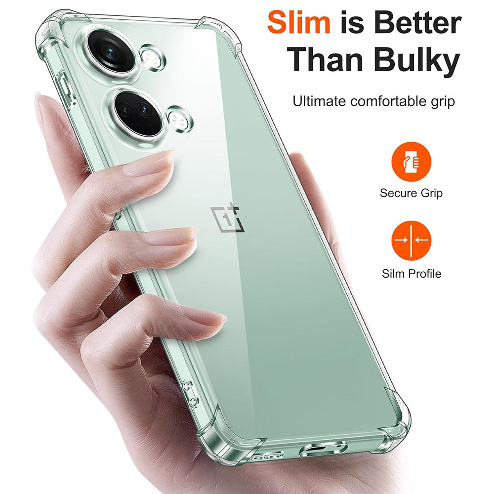 Capa para OnePlus Nord 3, Techsuit, Shockproof Clear, Transparente