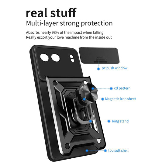 Capa para OnePlus Nord 4, Techsuit, CamShield, Preta