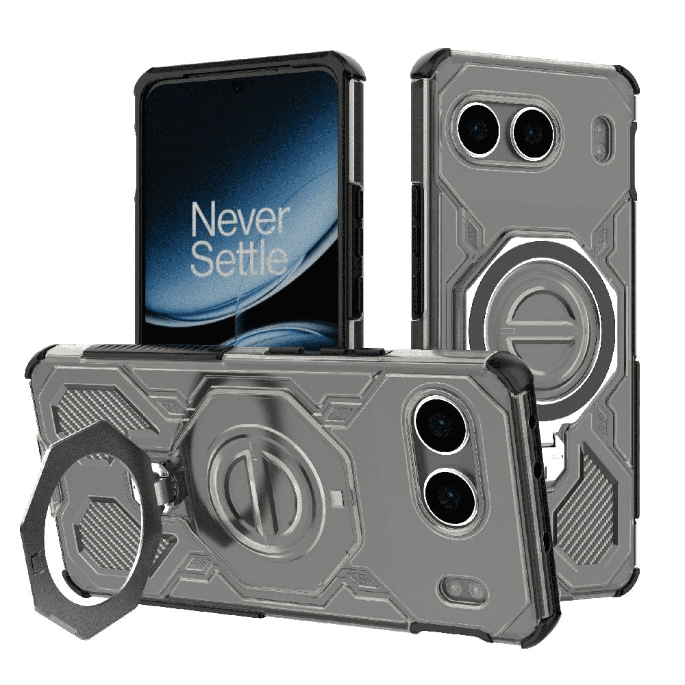 Capa para OnePlus Nord 4, Techsuit, Carbon Shield Pro, Fumado