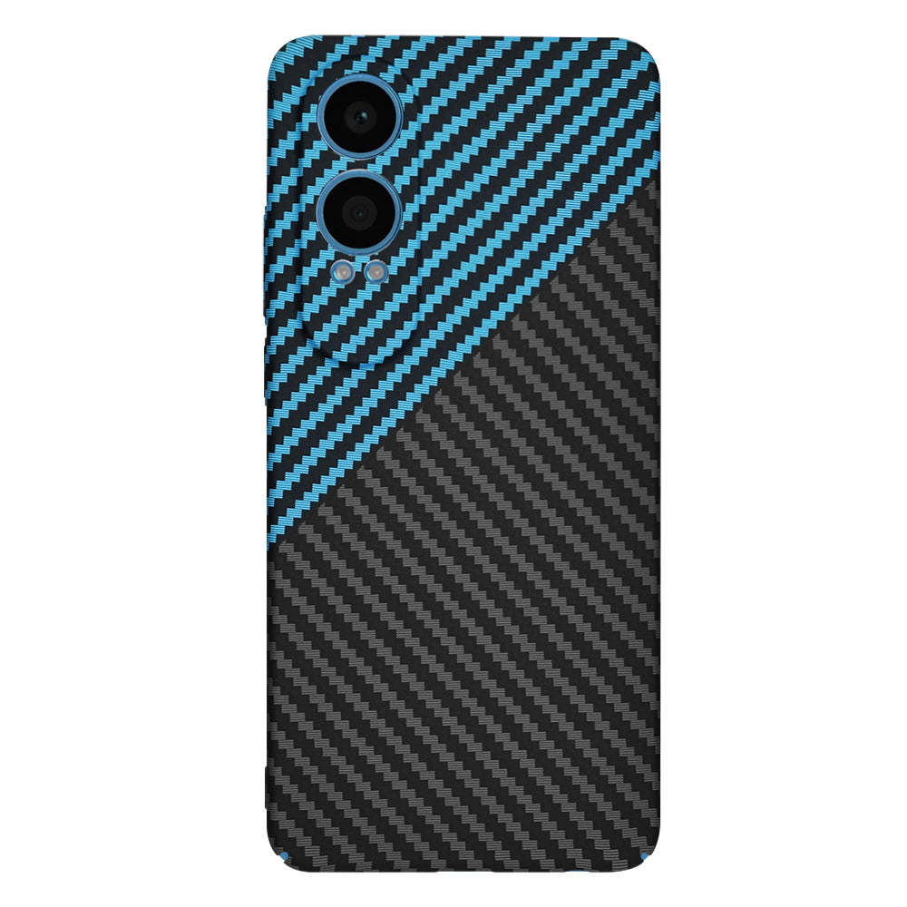 Capa para OnePlus Nord CE4 Lite, Techsuit, Carbonite FiberShell, Preto Azul