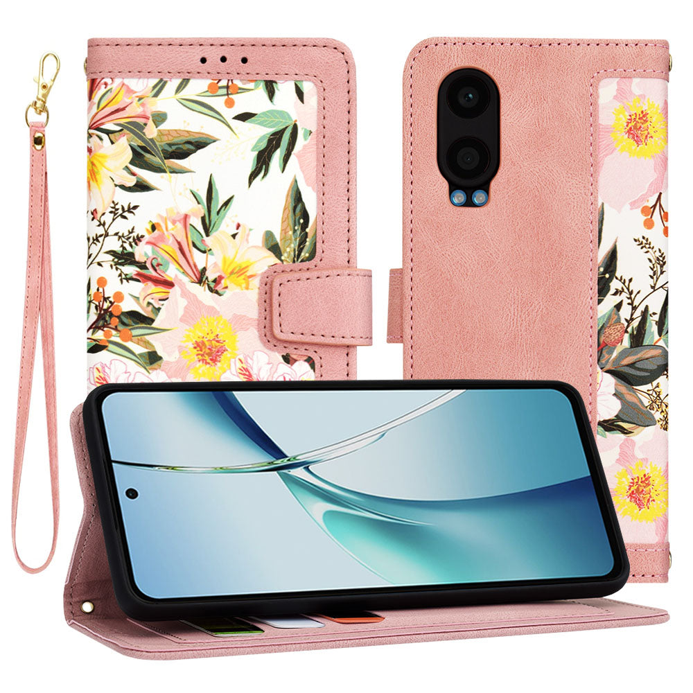 Capa para OnePlus Nord CE4 Lite, Techsuit, FlipCraft, Rosa