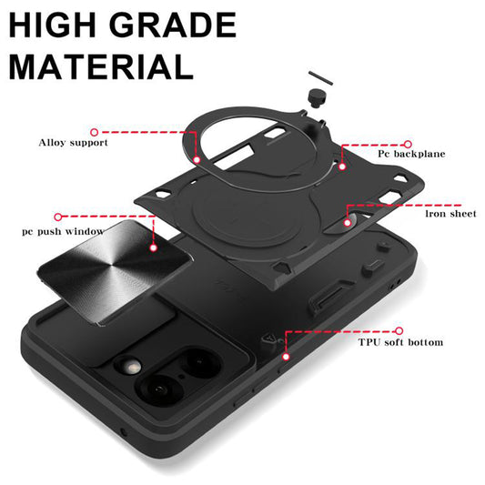 Capa para OnePlus Nord CE5, Techsuit, CamGuard Pro, Preta