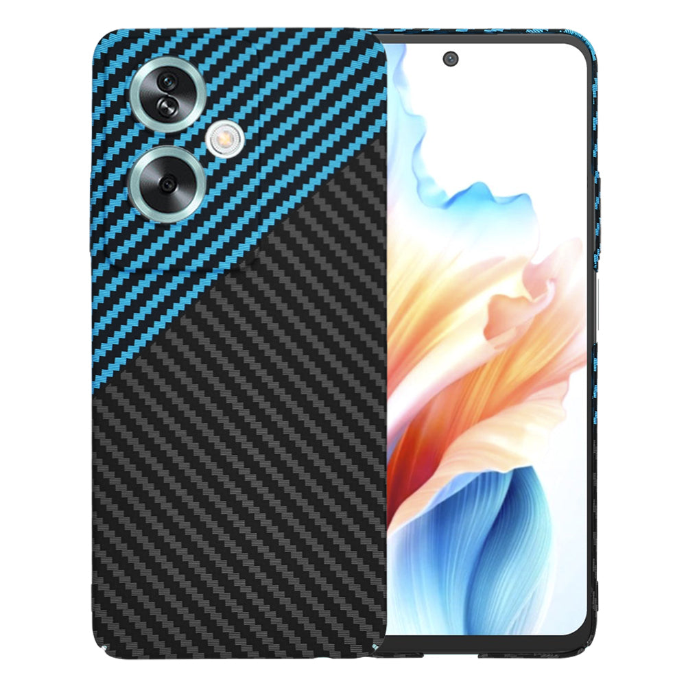Capa para OnePlus Nord N30 SE / Oppo A79, Techsuit, Carbonite FiberShell, Preto Azul