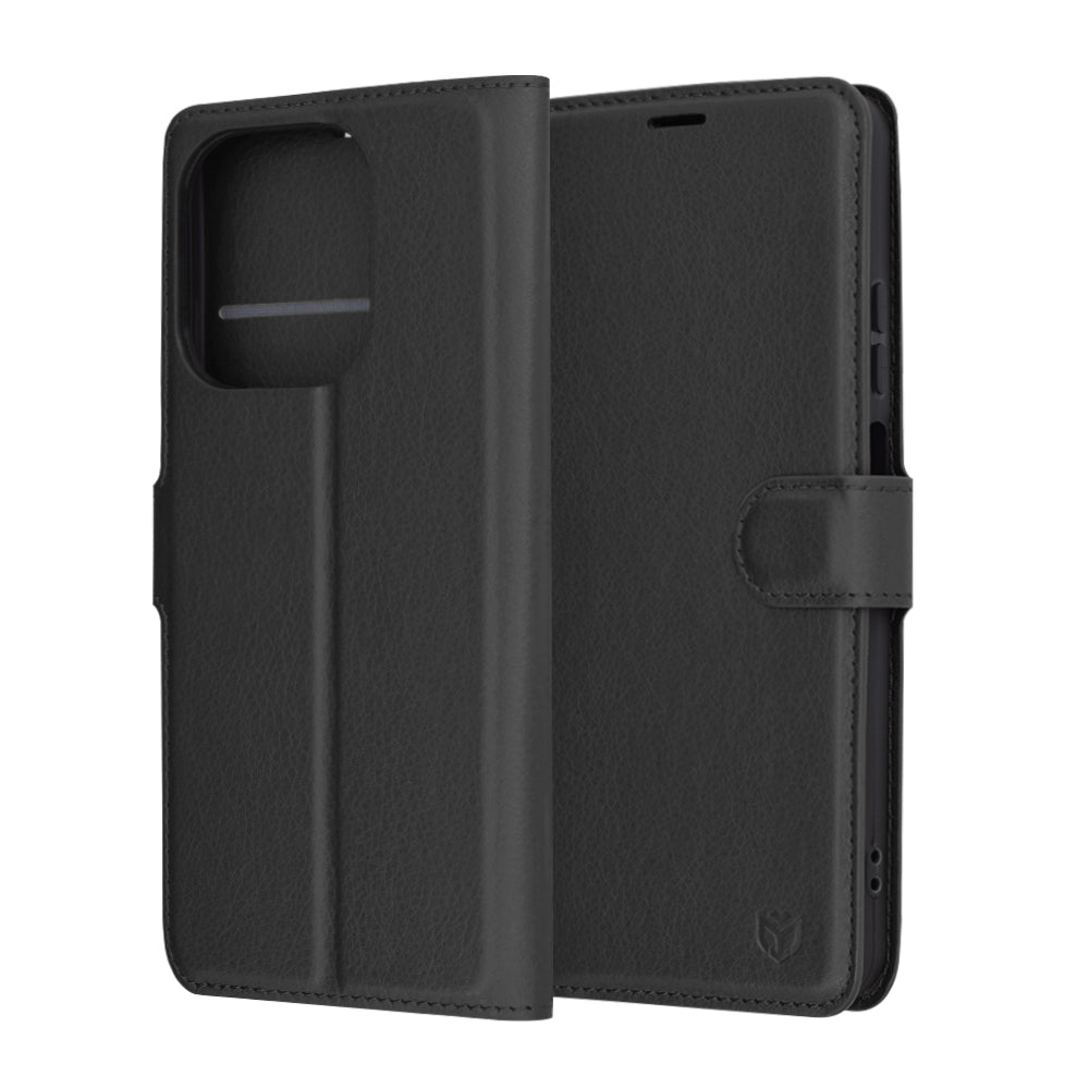 Capa para Oppo A3 4G / A3, Techsuit, Leather Folio, Preta