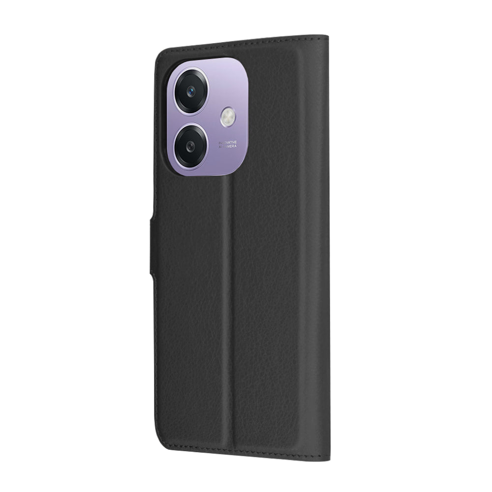 Capa para Oppo A3 4G / A3, Techsuit, Leather Folio, Preta