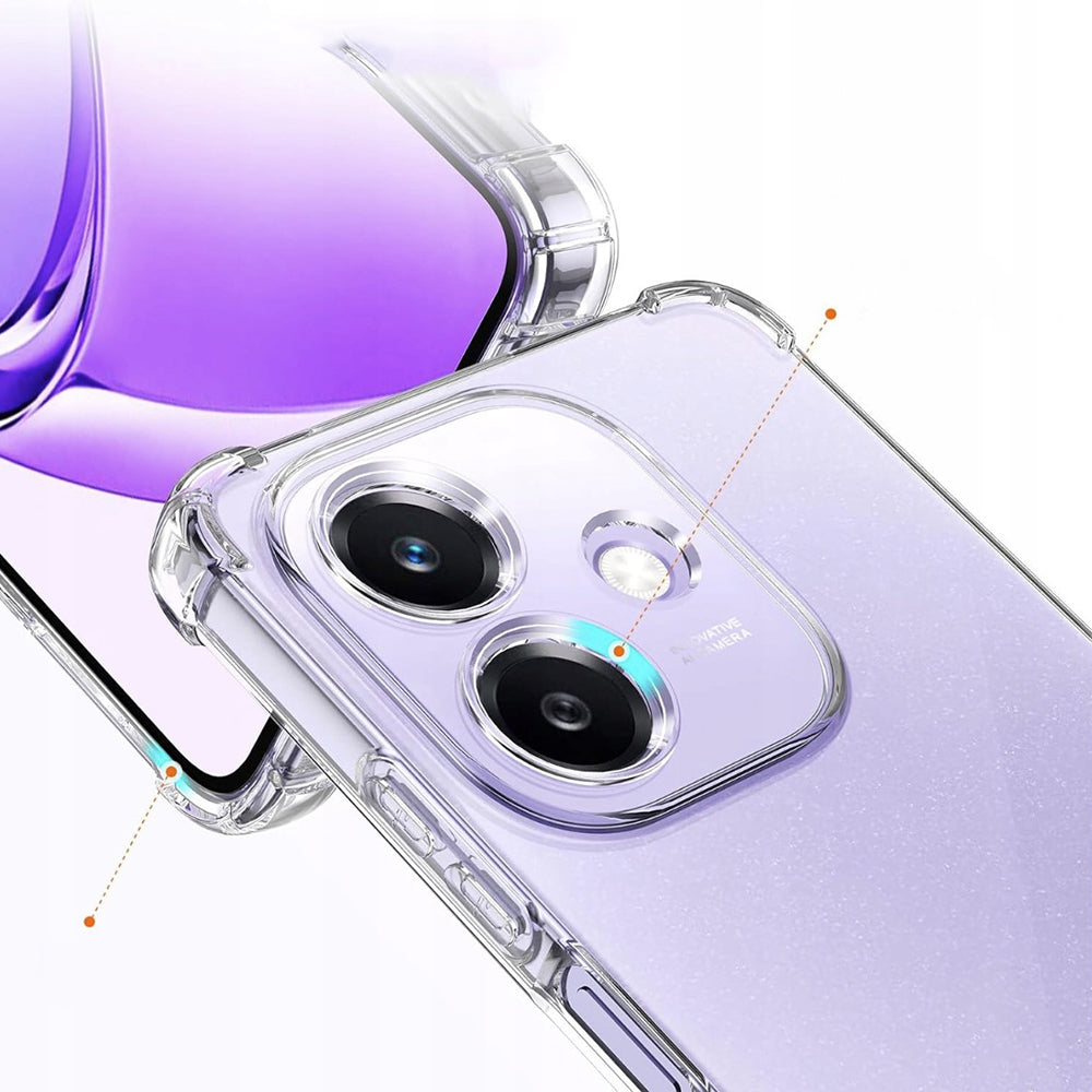 Capa para Oppo A3 4G, Techsuit, Shockproof Clear, Transparente