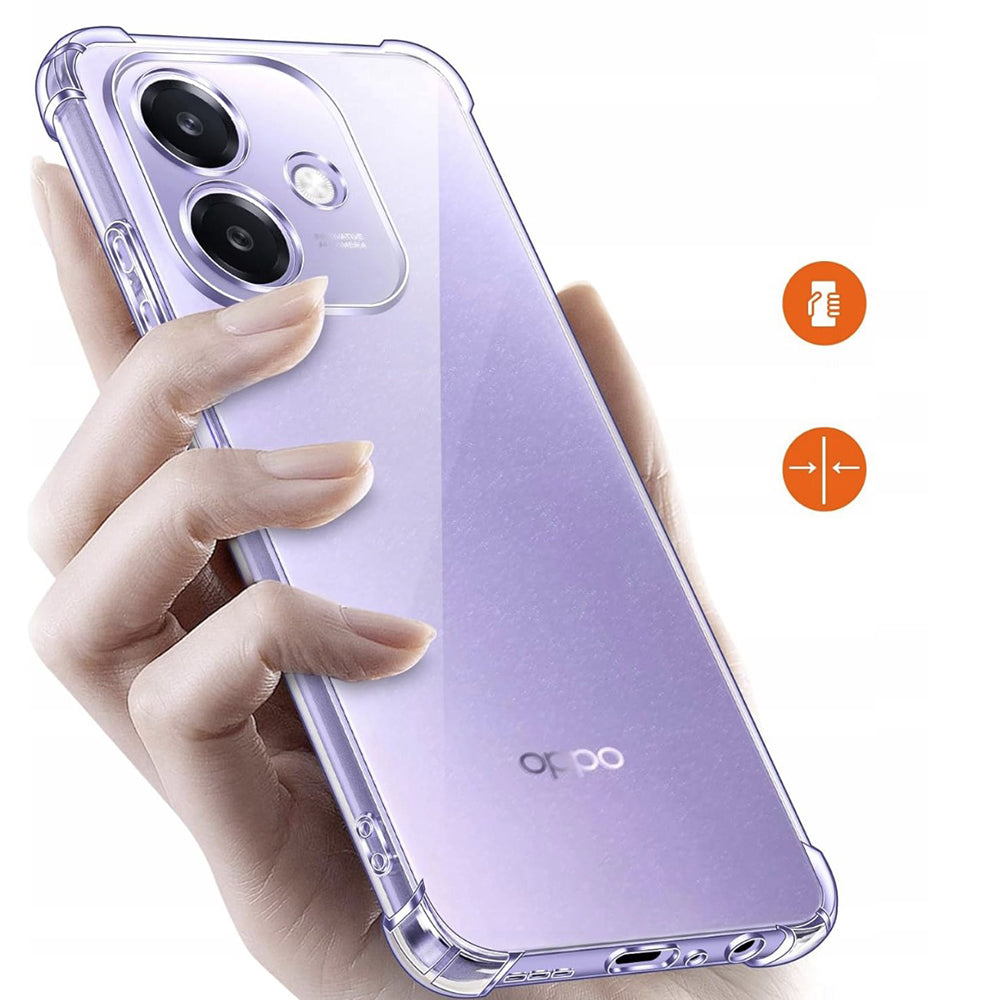 Capa para Oppo A3 4G, Techsuit, Shockproof Clear, Transparente