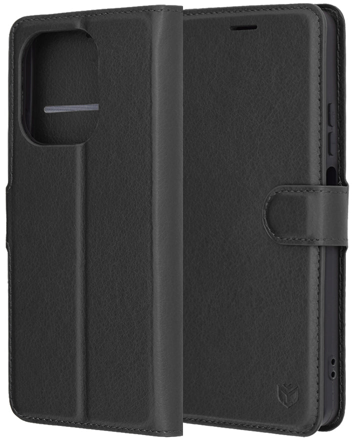 Capa para Oppo A5 Pro 4G / A5 Pro, Techsuit, Leather Folio, Preta