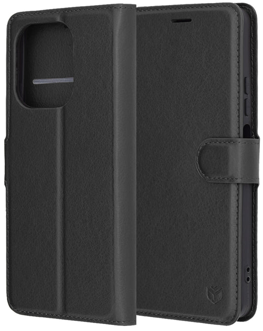Capa para Oppo A5 Pro 4G / A5 Pro, Techsuit, Leather Folio, Preta