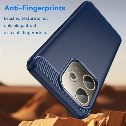 Capa para Oppo A5 Pro 4G / A5 Pro, Techsuit, Carbono, Azul
