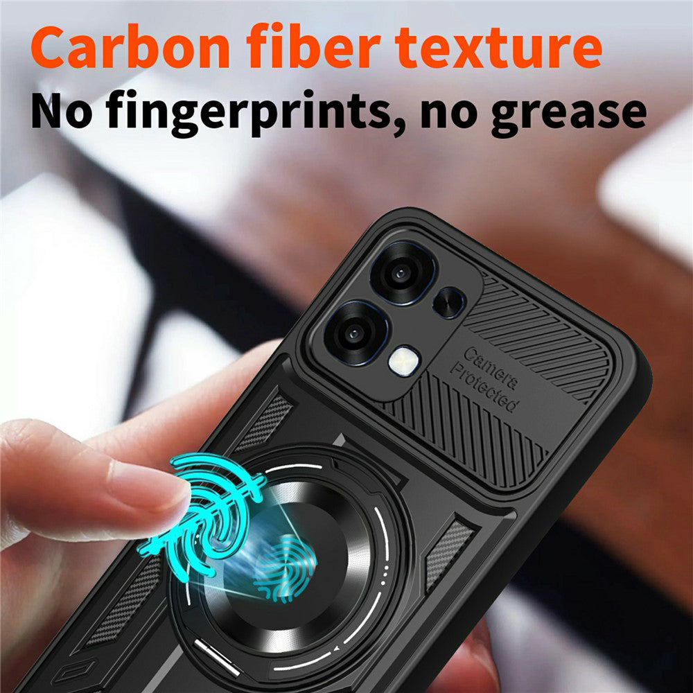 Capa para Oppo A6 Pro 5G / A6 Pro 4G, Techsuit, RuggedCam, Preta
