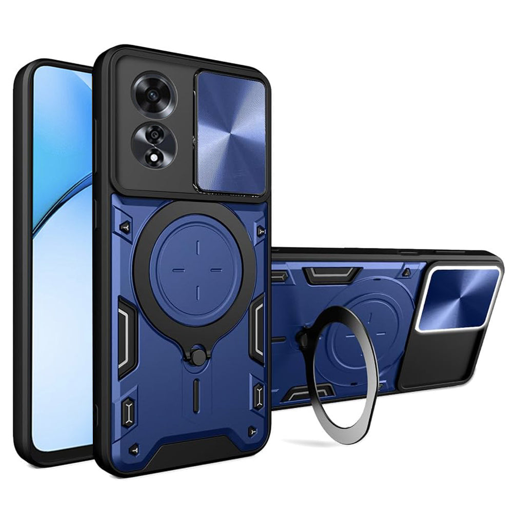 Capa para Oppo A60, Techsuit, CamGuard Pro, Azul