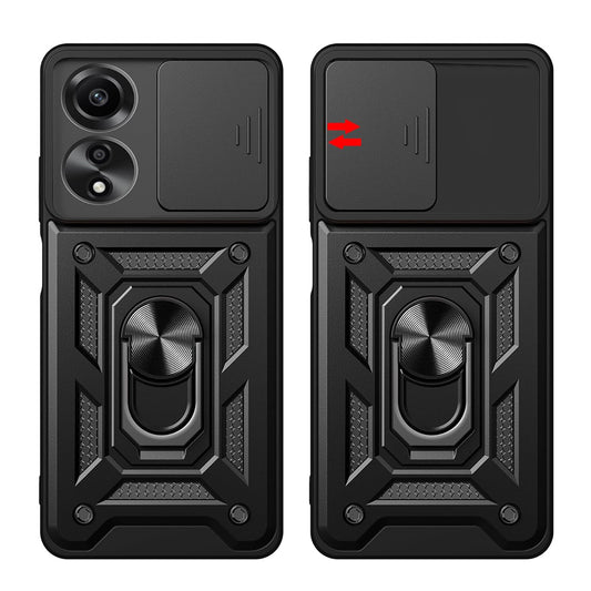 Capa para Oppo A60, Techsuit, CamShield, Preta