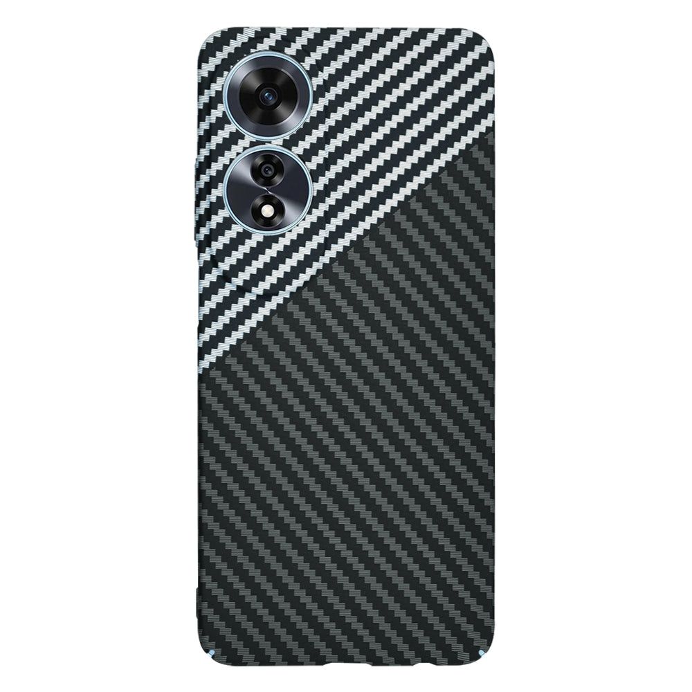 Capa para Oppo A60, Techsuit, Carbonite FiberShell, Preto Cinzento