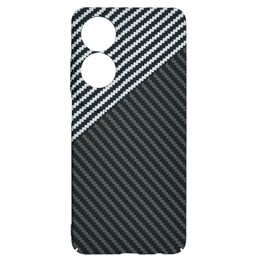 Capa para Oppo A60, Techsuit, Carbonite FiberShell, Preto Cinzento