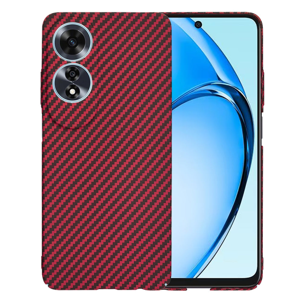 Capa para Oppo A60, Techsuit, Carbonite FiberShell, Vermelha