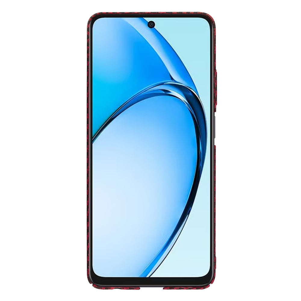 Capa para Oppo A60, Techsuit, Carbonite FiberShell, Vermelha