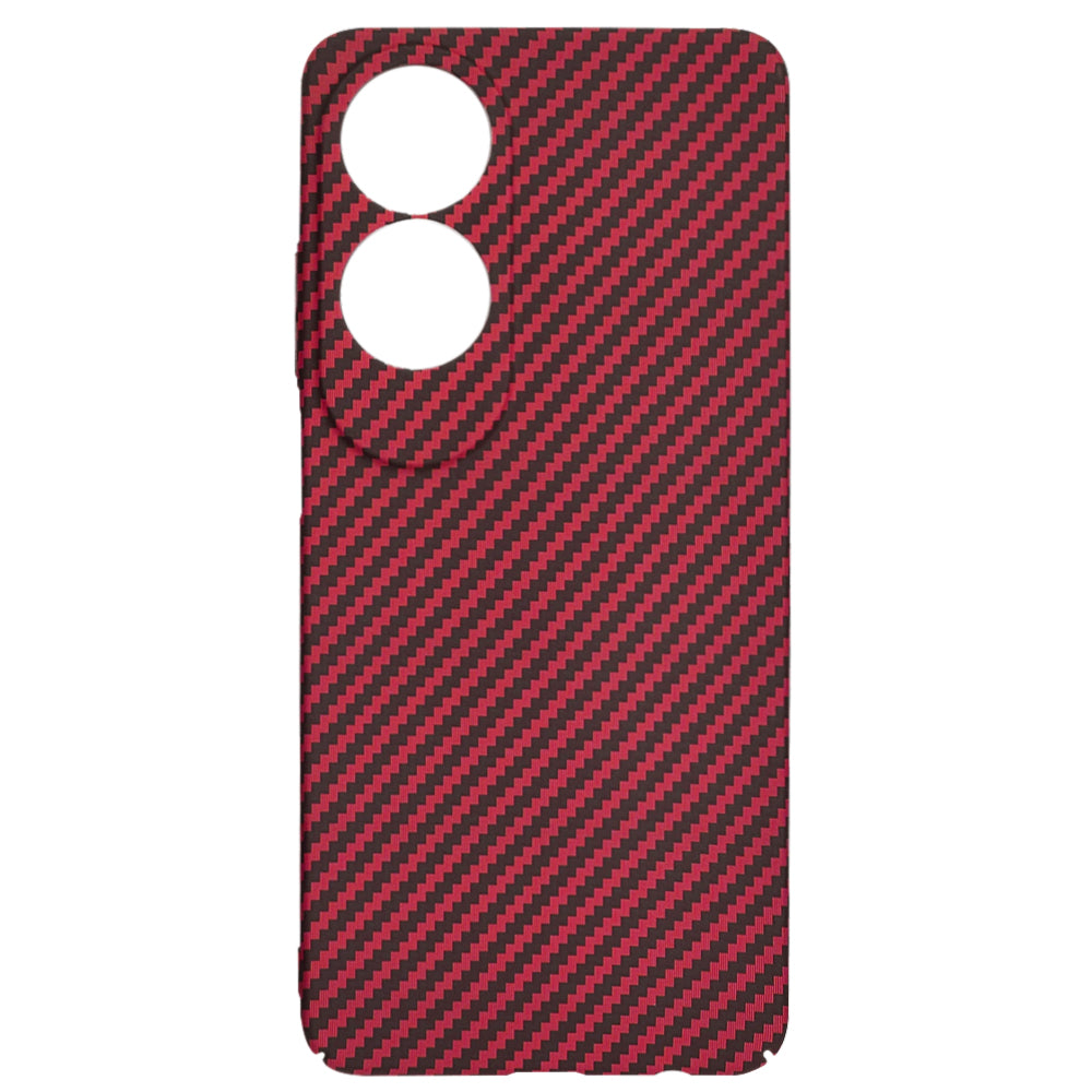 Capa para Oppo A60, Techsuit, Carbonite FiberShell, Vermelha