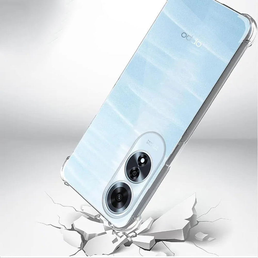 Capa para Oppo A60, Techsuit, Shockproof Clear, Transparente
