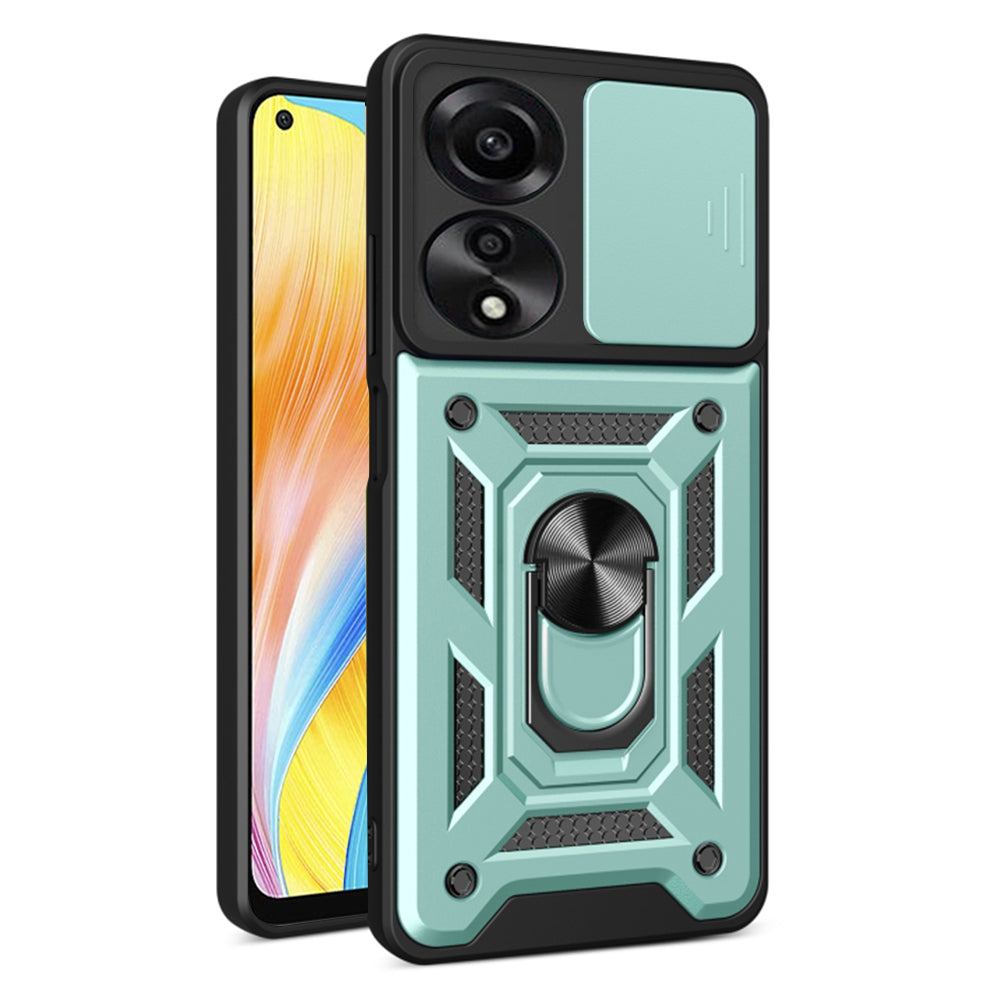 Capa para Oppo A78 4G, Techsuit, CamShield, Verde