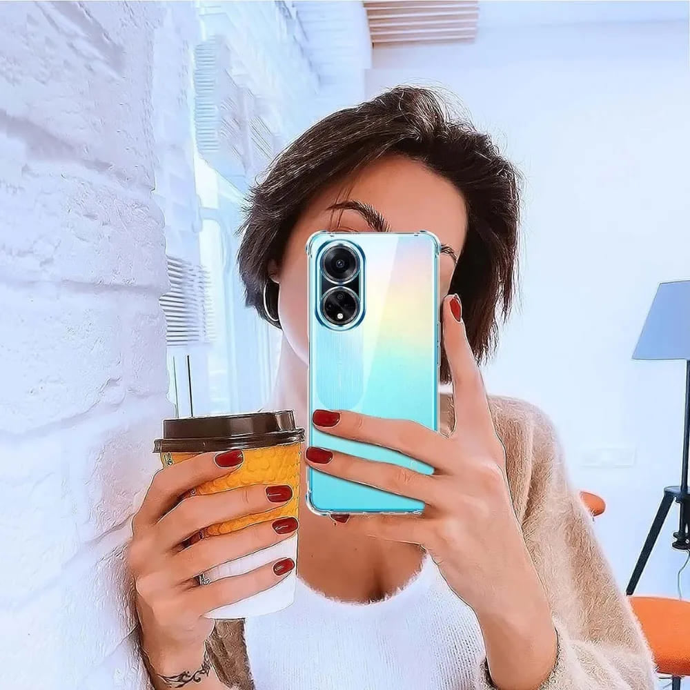 Capa para Oppo A98, Techsuit, Shockproof Clear, Transparente