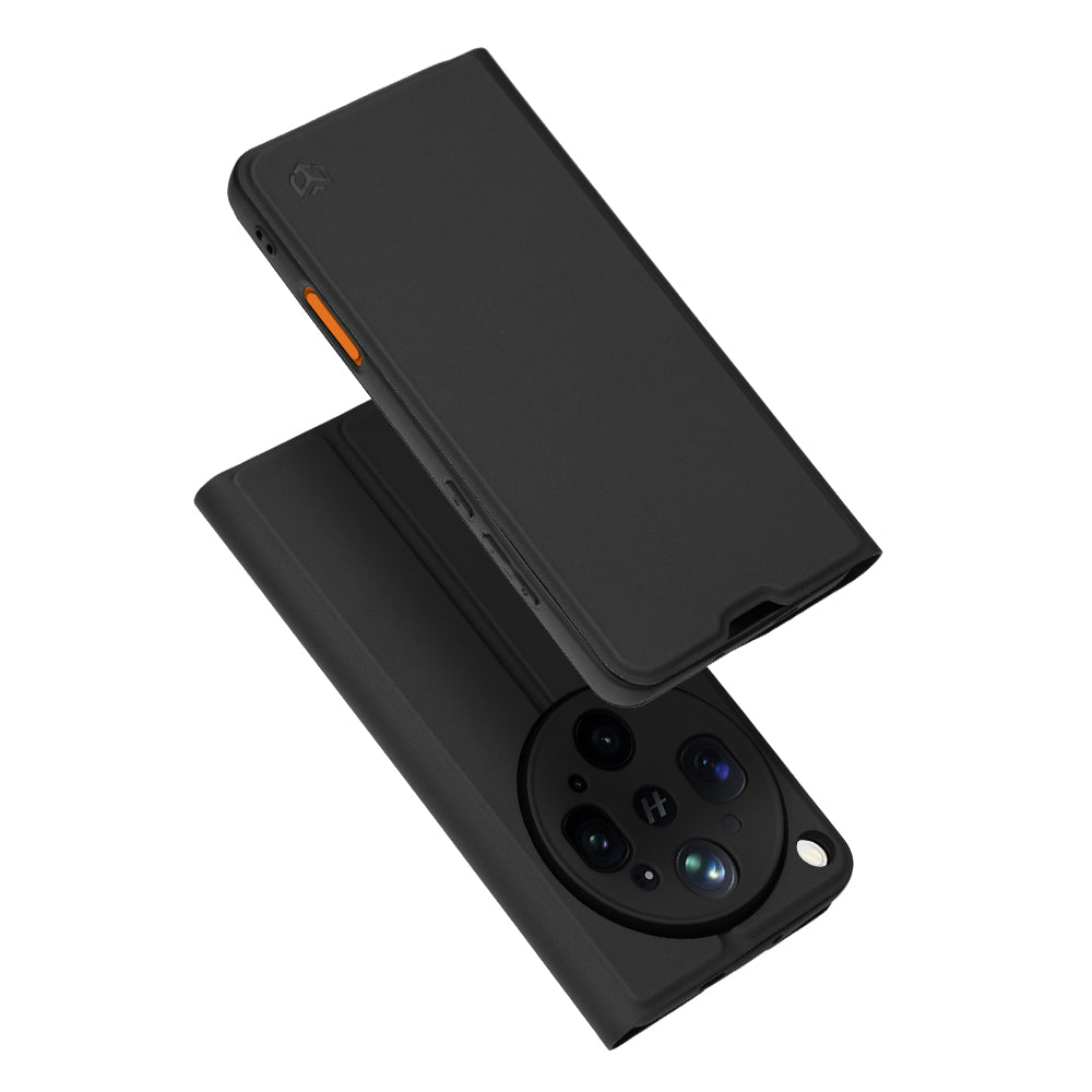 Capa para Oppo Find X9 Ultra, Techsuit, Magskin Book, Preta