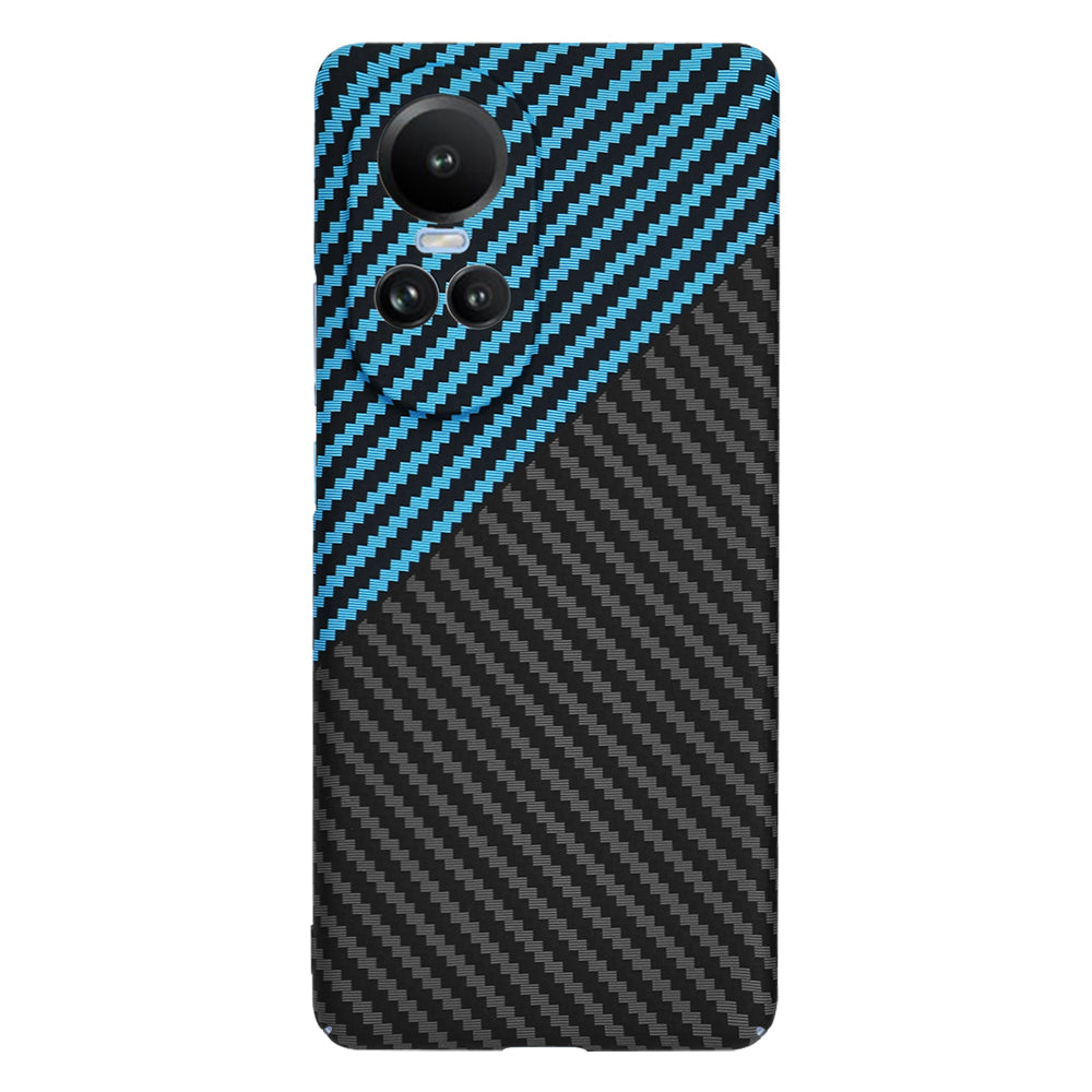 Capa para Oppo Reno10 / Reno10 Pro, Techsuit, Carbonite FiberShell, Preto Azul