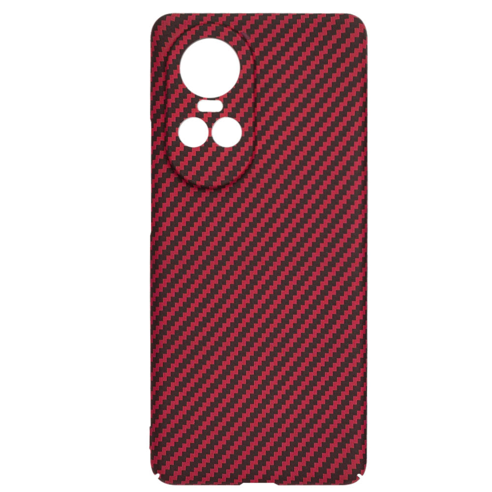 Capa para Oppo Reno10 / Reno10 Pro, Techsuit, Carbonite FiberShell, Vermelha