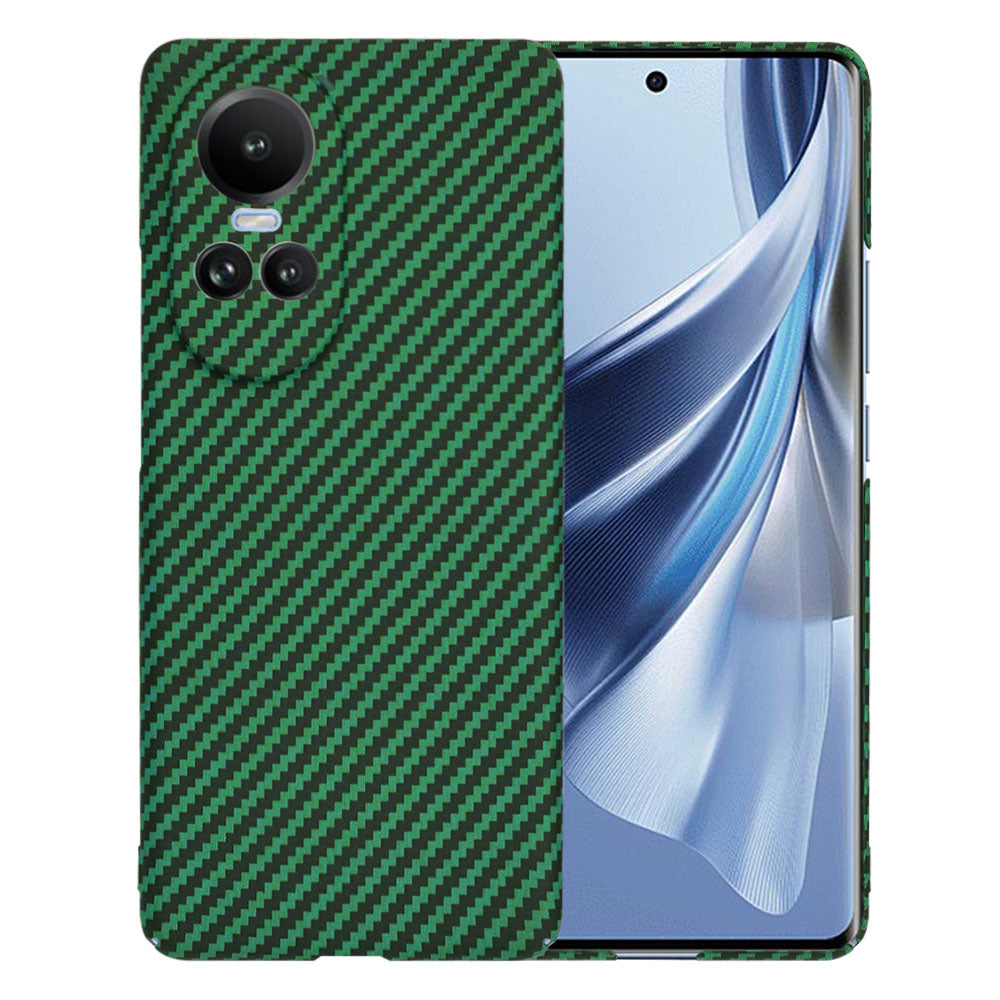 Capa para Oppo Reno10 / Reno10 Pro, Techsuit, Carbonite FiberShell, Verde