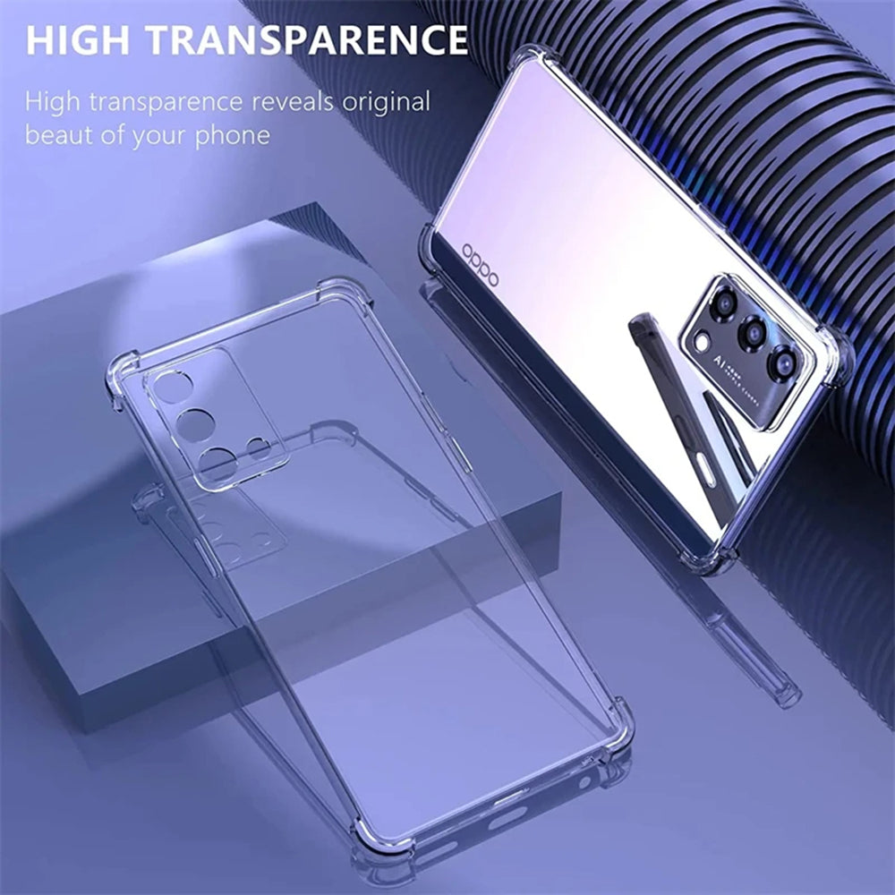 Capa para Oppo Reno10 / Reno10 Pro, Techsuit, Transparente à Prova de Choques