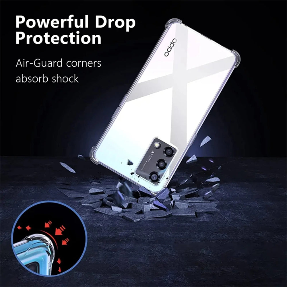 Capa para Oppo Reno10 / Reno10 Pro, Techsuit, Transparente à Prova de Choques