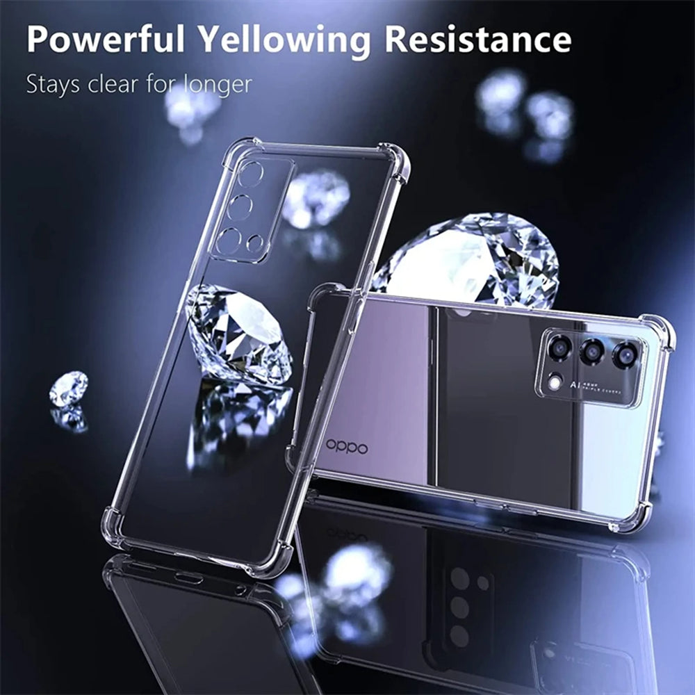 Capa para Oppo Reno10 / Reno10 Pro, Techsuit, Transparente à Prova de Choques