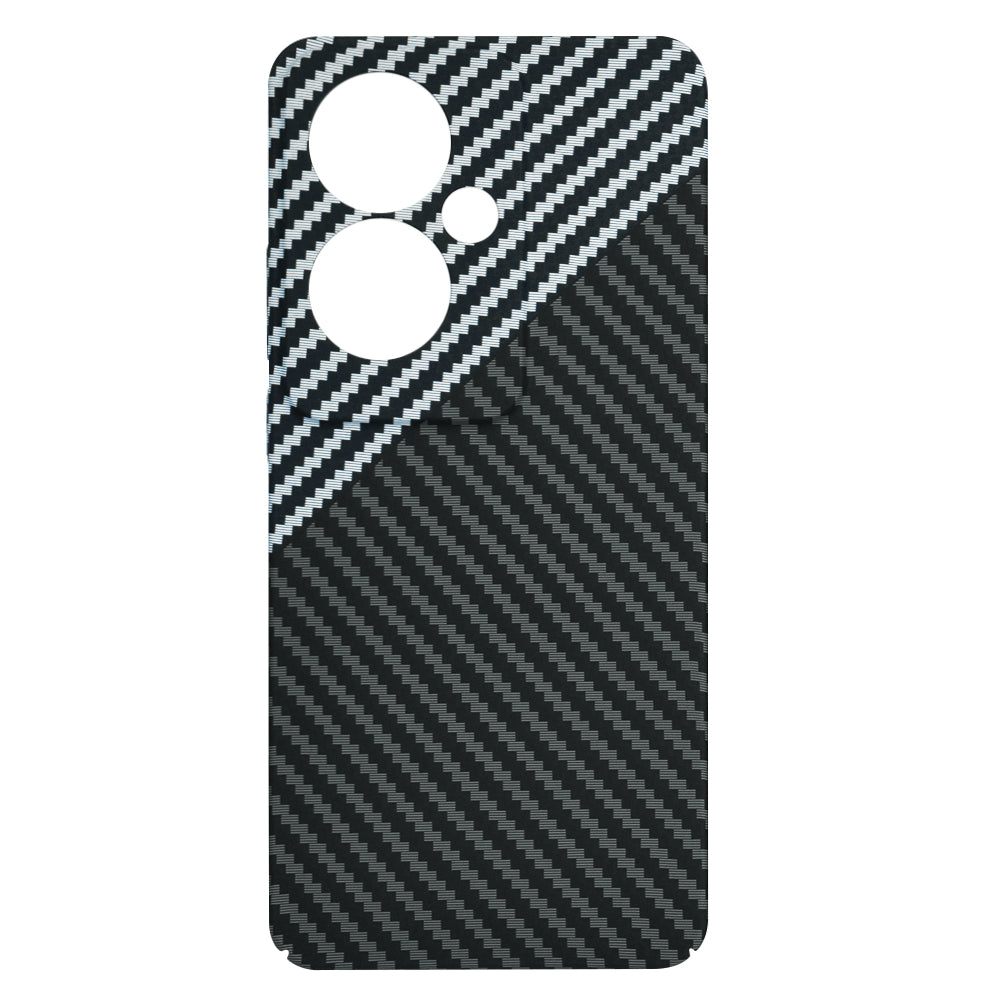 Capa para Oppo Reno11 F, Techsuit, Carbonite FiberShell, Preto Cinzento