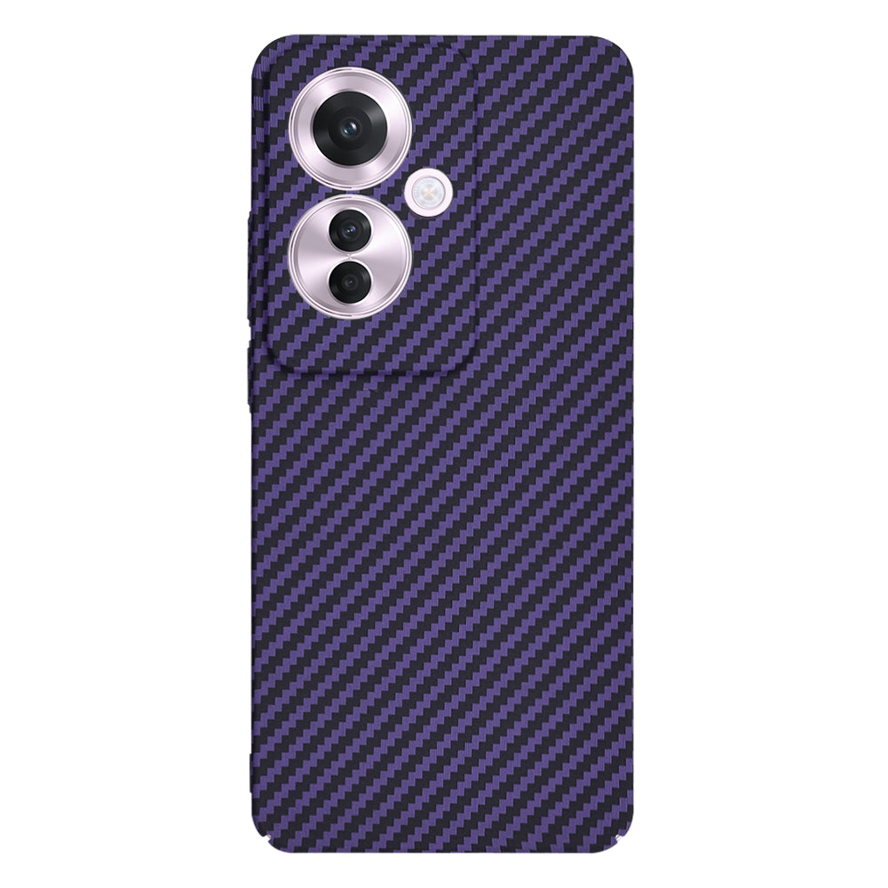 Capa para Oppo Reno11 F, Techsuit, Carbonite FiberShell, Roxo