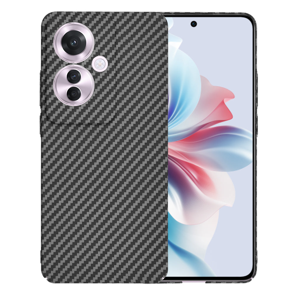 Capa para Oppo Reno11 F, Techsuit, Carbonite FiberShell, Preta