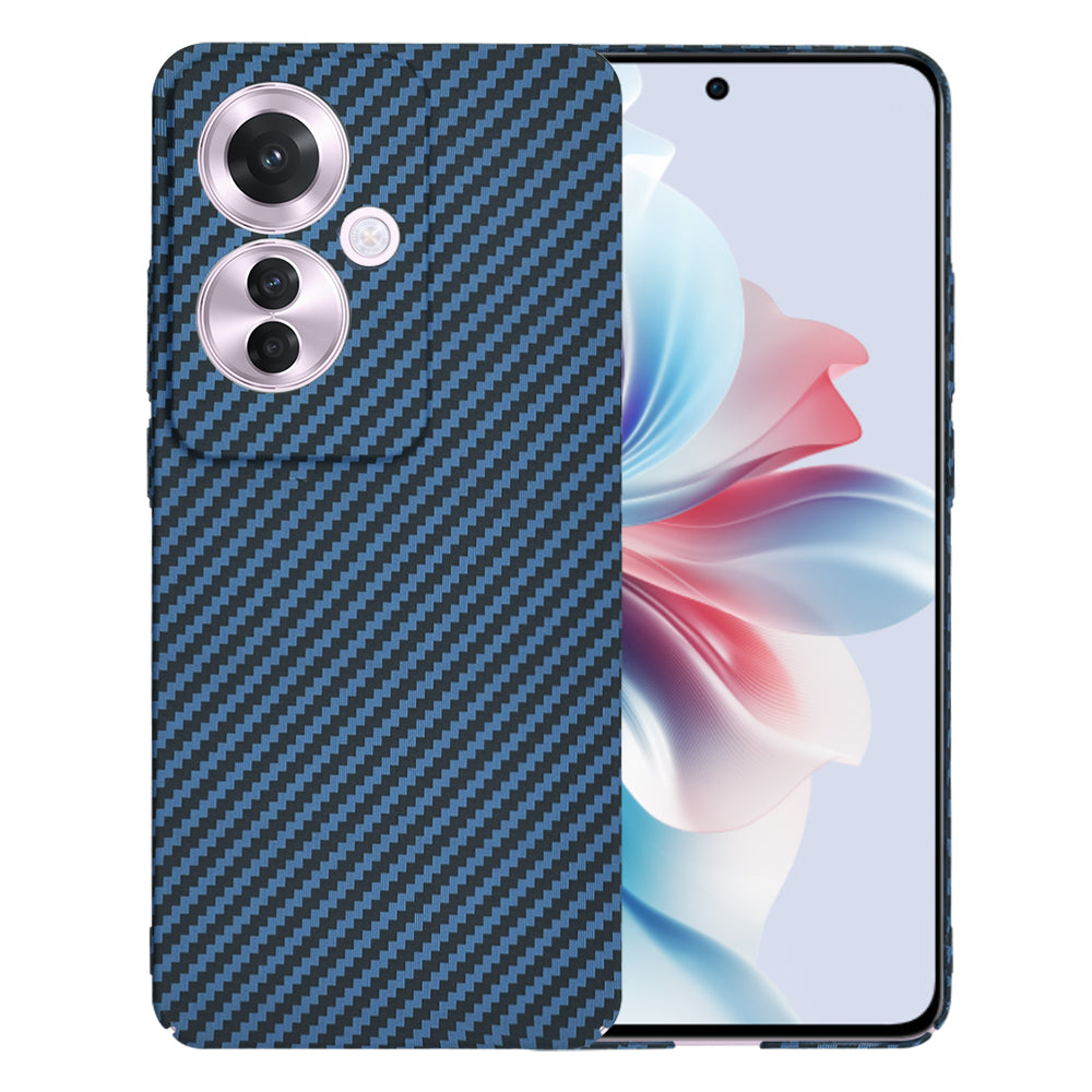 Capa para Oppo Reno11 F, Techsuit, Carbonite FiberShell, Turquesa
