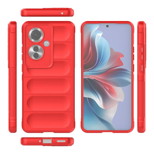 Capa para Oppo Reno11 F, Techsuit, Magic Shield, Vermelha
