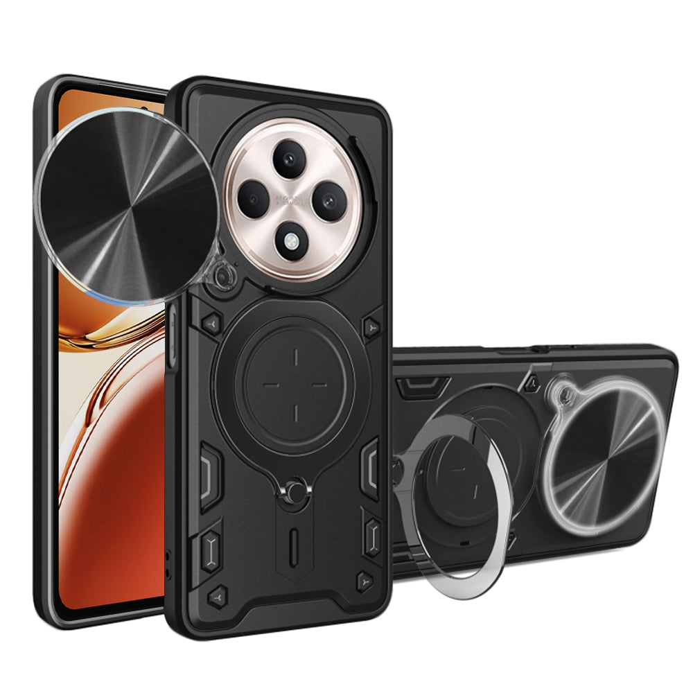 Capa para Oppo Reno12 FS 5G / Reno12 FS 4G / Reno12 F 4G / Reno12 F, Techsuit, CamGuard Pro, Preta