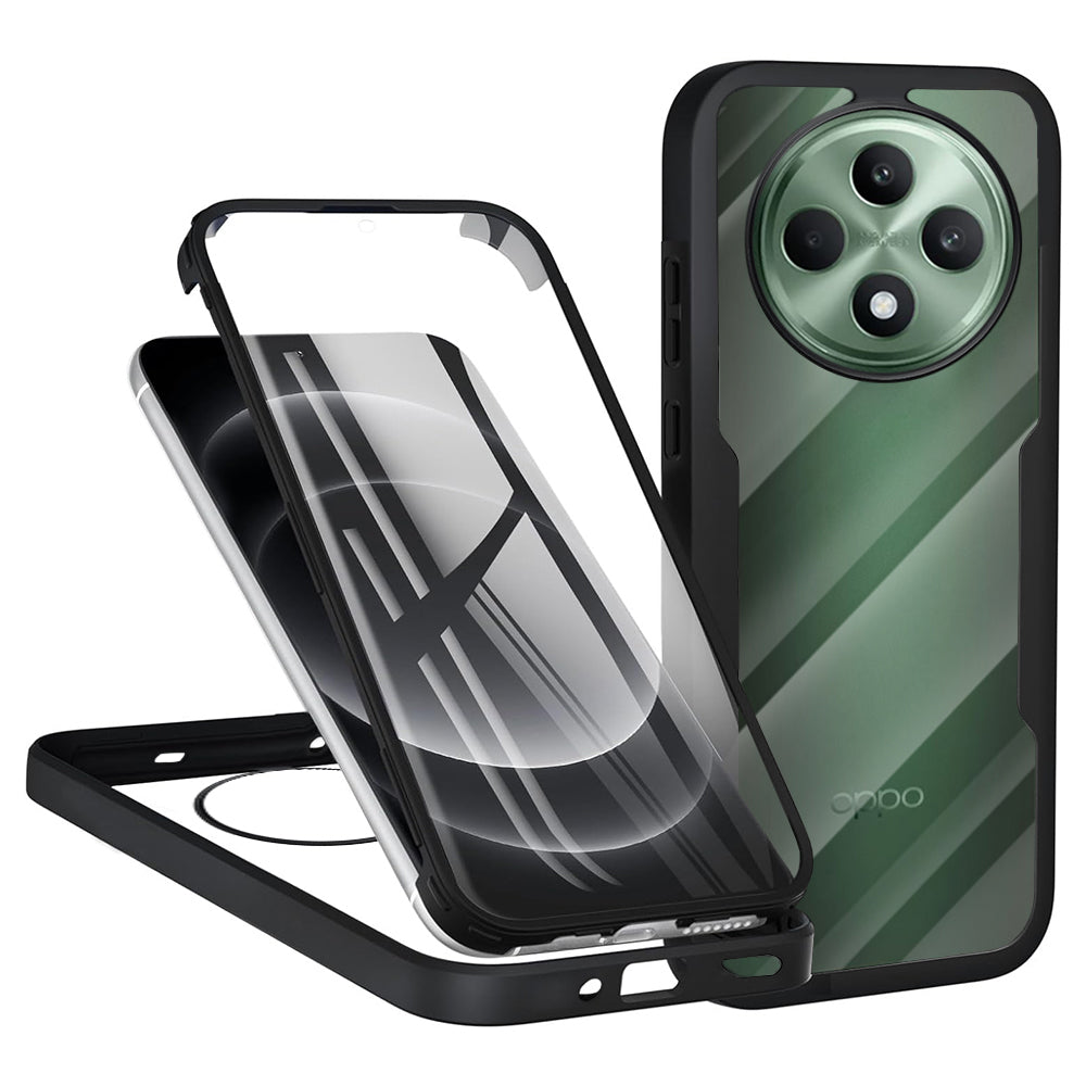 Capa para Oppo Reno12 FS 5G / Reno12 FS 4G / Reno12 F 4G / Reno12 F, Techsuit, ColorVerse 360, Preta