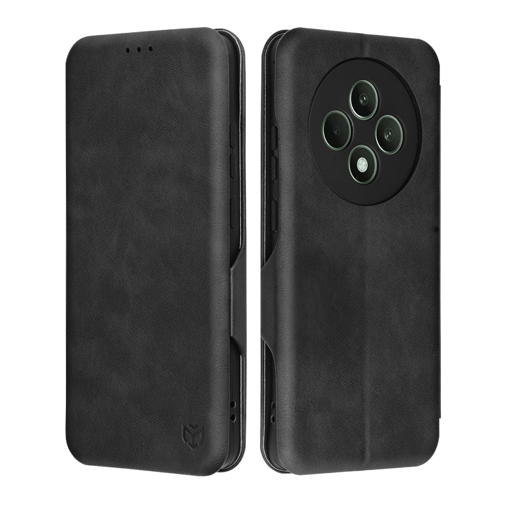 Capa para Oppo Reno12 FS 5G / Reno12 FS 4G / Reno12 F 4G / Reno12 F, Techsuit, Safe Wallet Plus, Preta