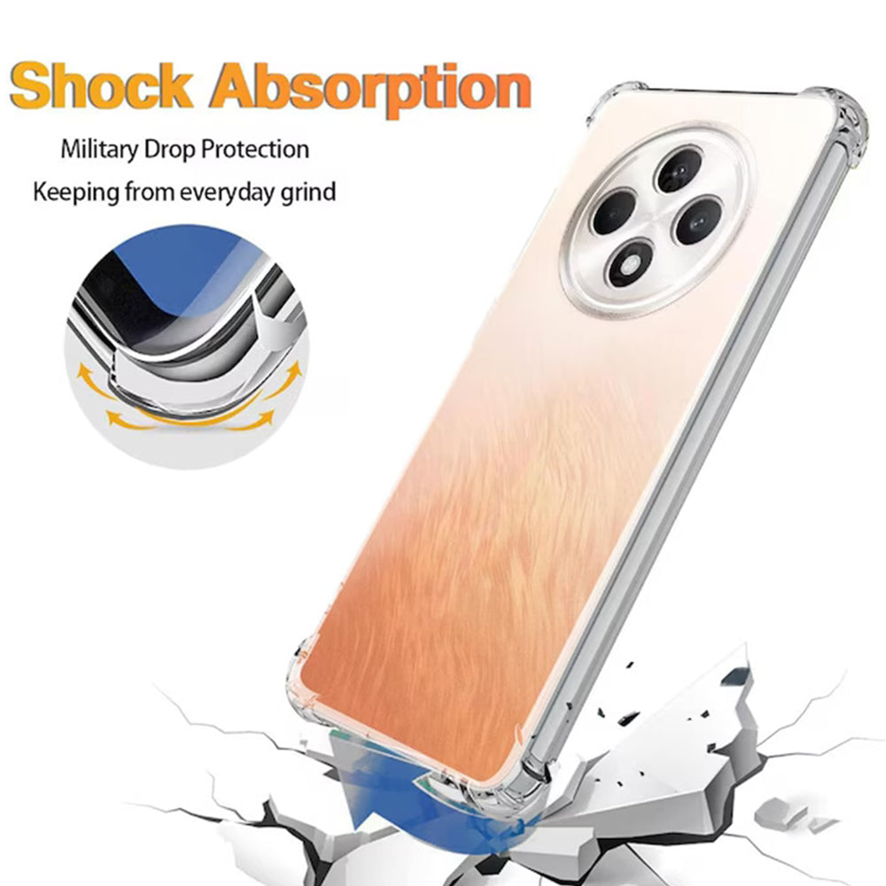 Capa para Oppo Reno12 FS 5G / Reno12 FS 4G / Reno12 F 4G / Reno12 F, Techsuit, Transparente Antichoque