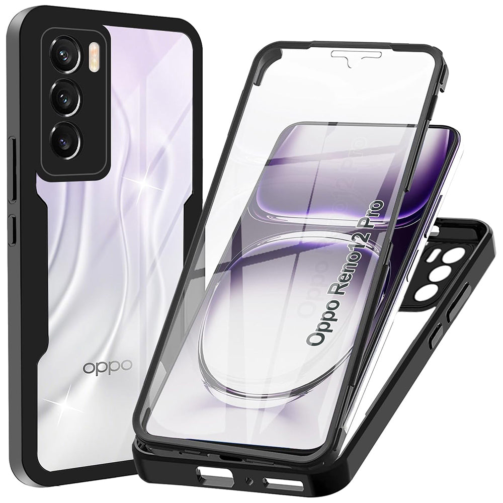 Capa para Oppo Reno12 Pro, Techsuit, ColorVerse 360, Preta