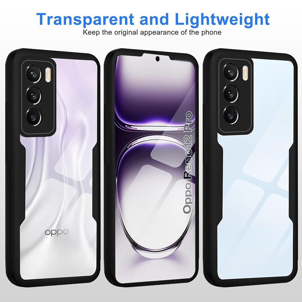 Capa para Oppo Reno12 Pro, Techsuit, ColorVerse 360, Preta