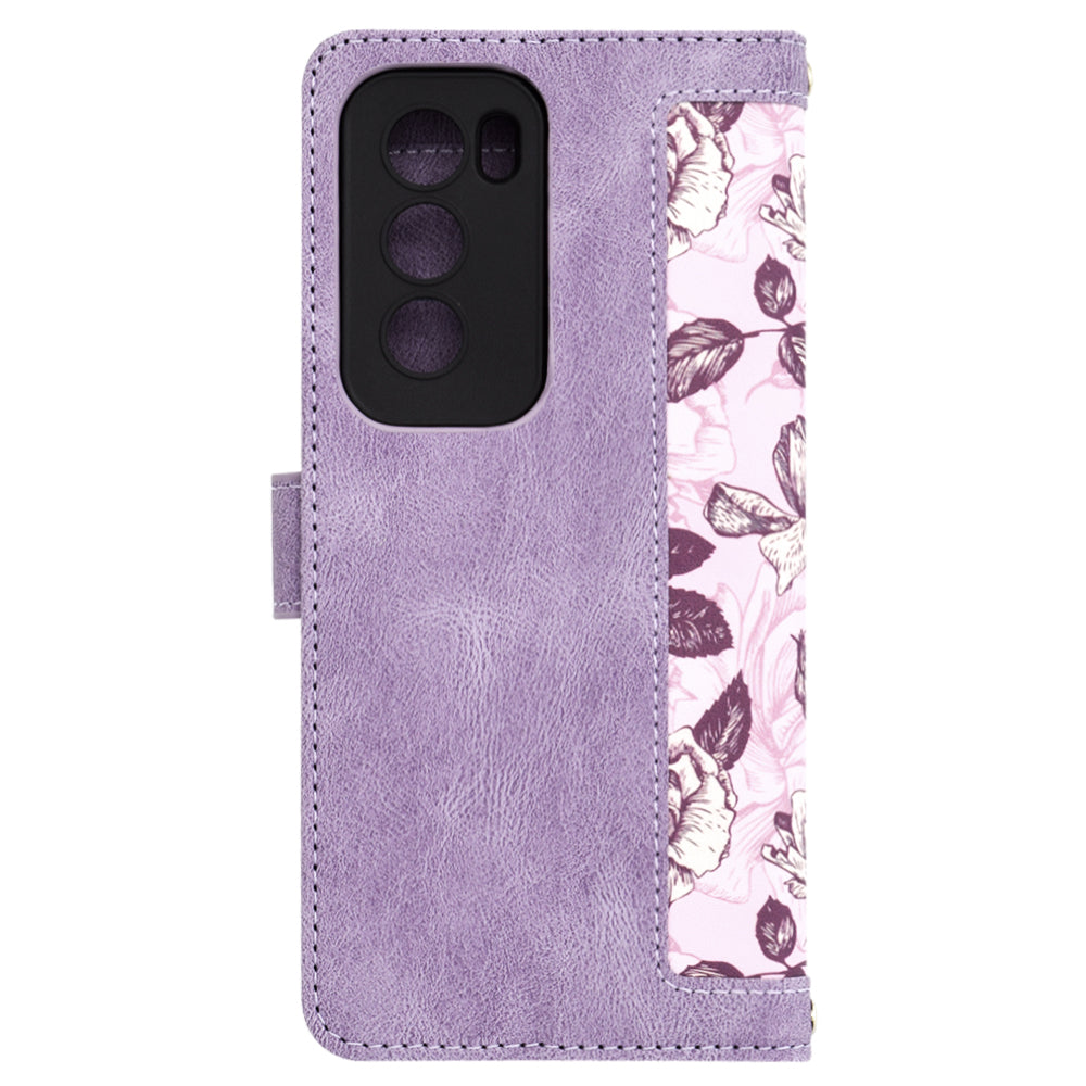 Capa para Oppo Reno12 Pro, Techsuit, FlipCraft, Roxo