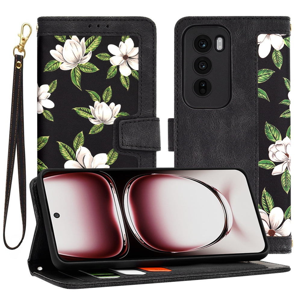 Capa para Oppo Reno12 Pro, Techsuit, FlipCraft, Preta