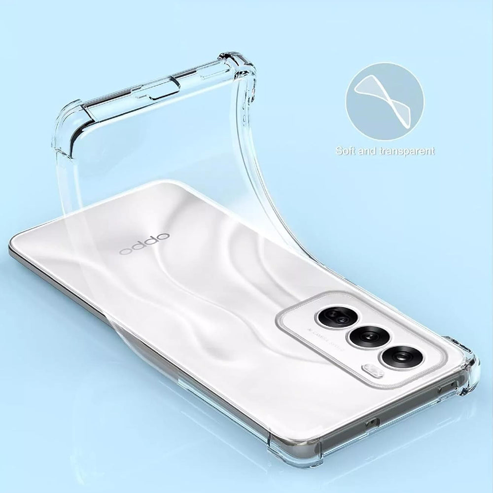 Capa para Oppo Reno12 Pro, Techsuit, Shockproof Clear, Transparente