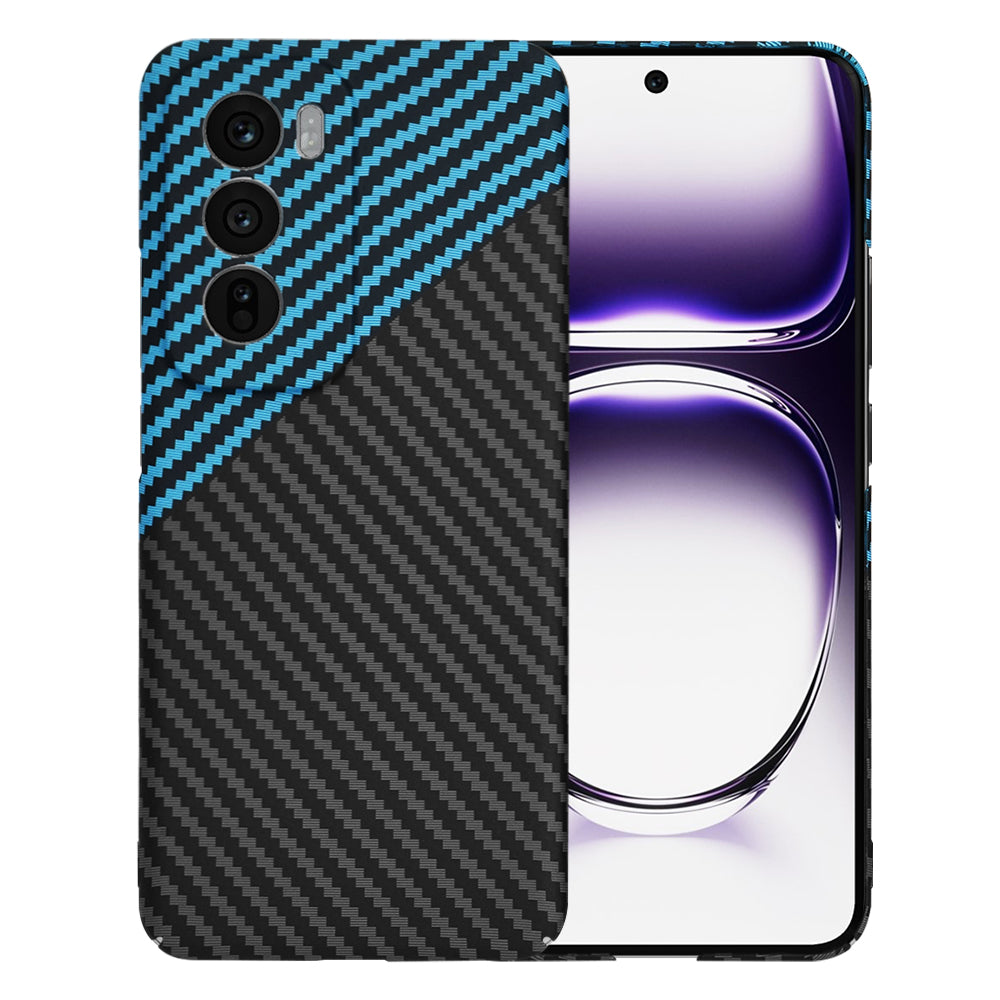 Capa para Oppo Reno12, Techsuit, Carbonite FiberShell, Preto Azul