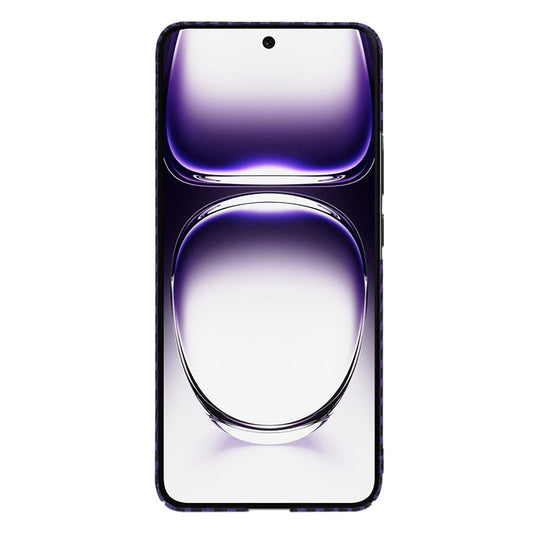 Capa para Oppo Reno12, Techsuit, Carbonite FiberShell, Roxo