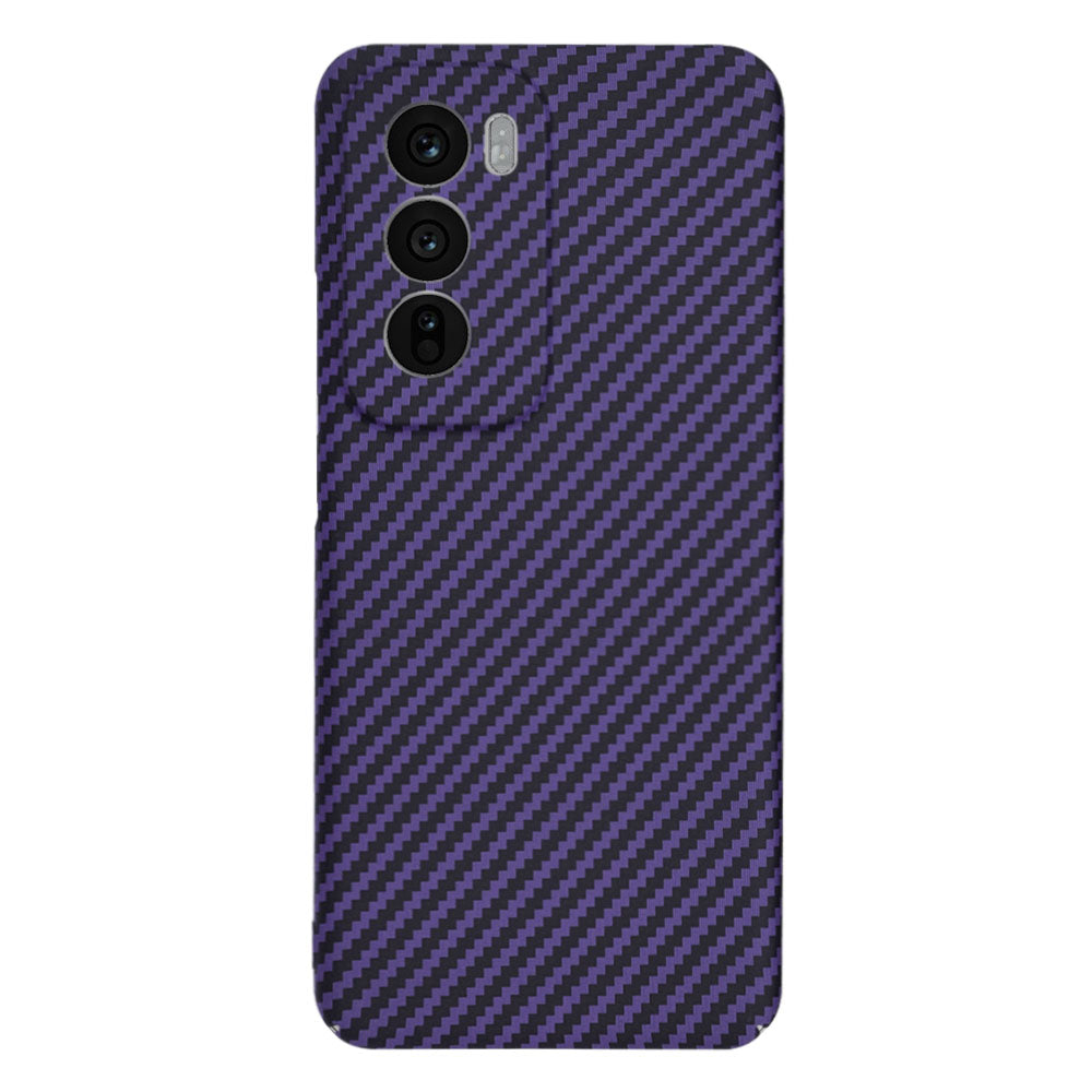 Capa para Oppo Reno12, Techsuit, Carbonite FiberShell, Roxo