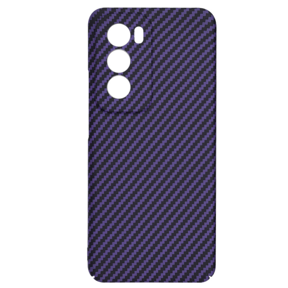 Capa para Oppo Reno12, Techsuit, Carbonite FiberShell, Roxo